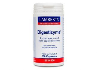 Enzimas Digestivas de origen vegetal, de Lamberts®