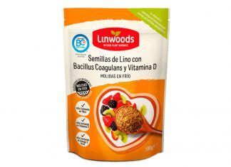 Semillas de Lino con Bacillus Coagulans y Vitamina D, de Linwoods