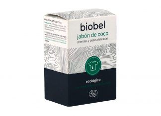 Jabón de coco en pastilla ecológico, de Biobel
