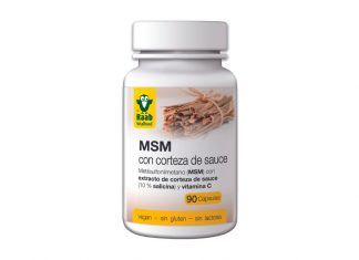 MSM con extracto de corteza de sauce y vitamina C, de Raab Vitalfood