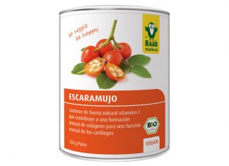 Escaramujo en polvo, de Raab Vitalfood