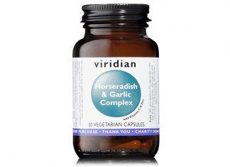Rábano picante & ajo complex con Vitamina C y Zinc, de Viridian