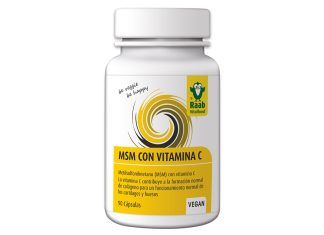Metilsulfonilmetano (MSM) con vitamina C, de Raab Vitalfood