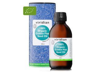 100% Aceite de Lino Dorado BIO 200ml, de Viridian
