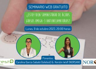 NORSAN presenta el seminario online «¿Estoy bien suministrado de ácidos grasos Omega-3 antiinflamatorios?» seminario Omega-3 antiinflamatorios