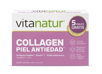 El nuevo Vitanatur Collagen Piel Antiedad* aporta un triple beneficio en piel*, cabello* y uñas*