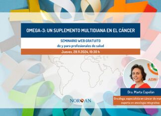Nuevo webinar de NORSAN: «Omega-3: un suplemento multidiana en el cáncer»