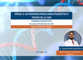 NORSAN presenta el seminario web para profesionales: «Omega-3: Un poderoso modulador epigenético a través de la vida»