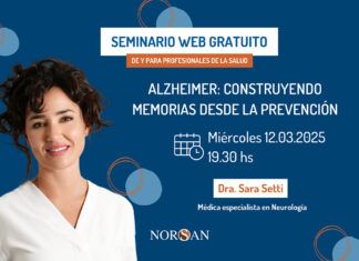 «Alzheimer: Construyendo memorias desde la prevención», el nuevo webinar de NORSAN para profesionales