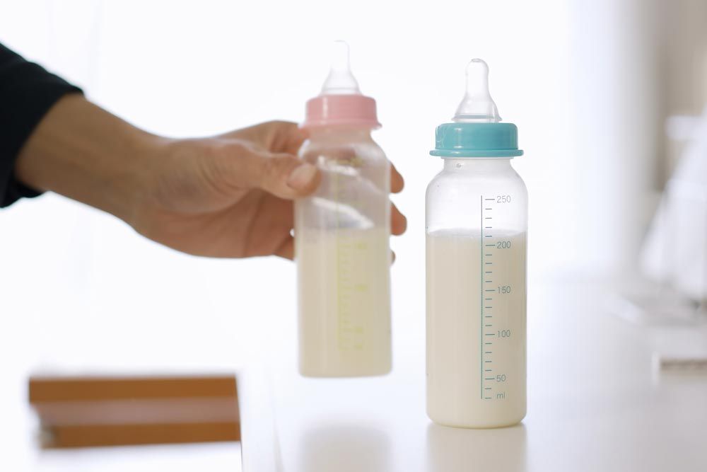 Conservación de la leche de fórmula