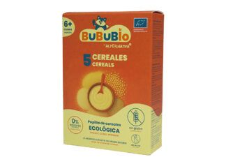 Papillas ecológicas 5 cereales, de BuBuBio