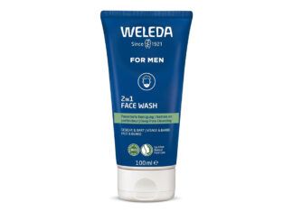 Gel limpiador 2 en 1 rostro & barba FOR MEN, de Weleda