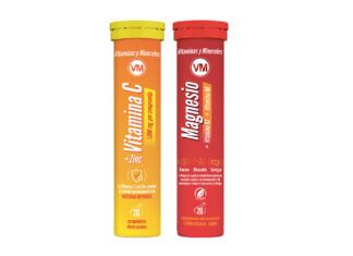 Efervescentes vitamina C + zinc y magnesio + vitamina B2 + vitamina B6, de Laboratorios Ynsadiet Efervescentes vitamina C + zinc y magnesio + vitamina B2 + vitamina B6, de Laboratorios Ynsadiet