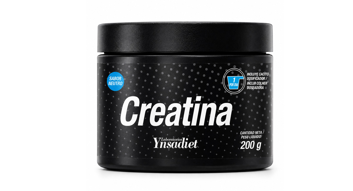 Creatina tricomponente de Laboratorios Ynsadiet en formato de 200 gramos