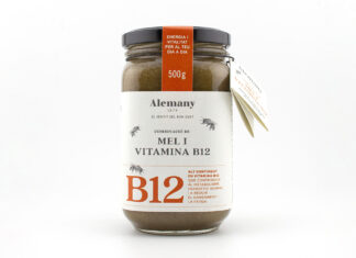 Miel con vitamina B12, de Alemany Miel con vitamina B12_ una innovación que aúna tradición y funcionalidad, de Alemany