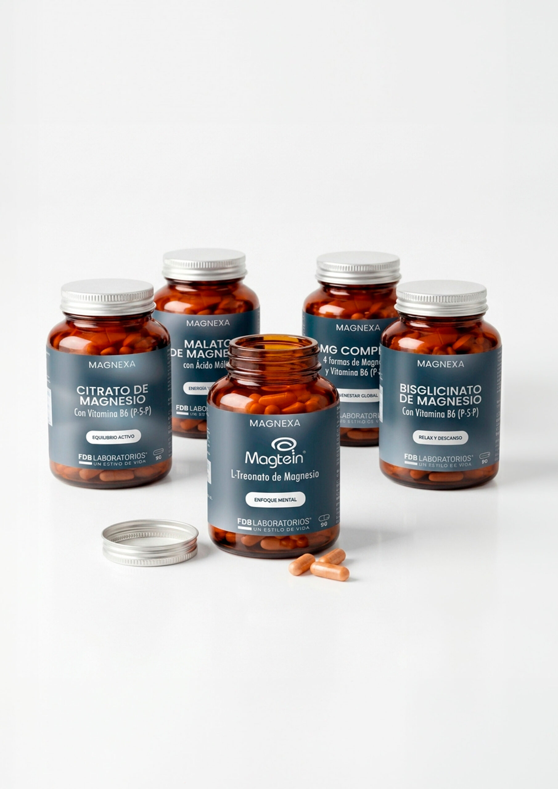 Complementos alimenticios de la gama Magnexa