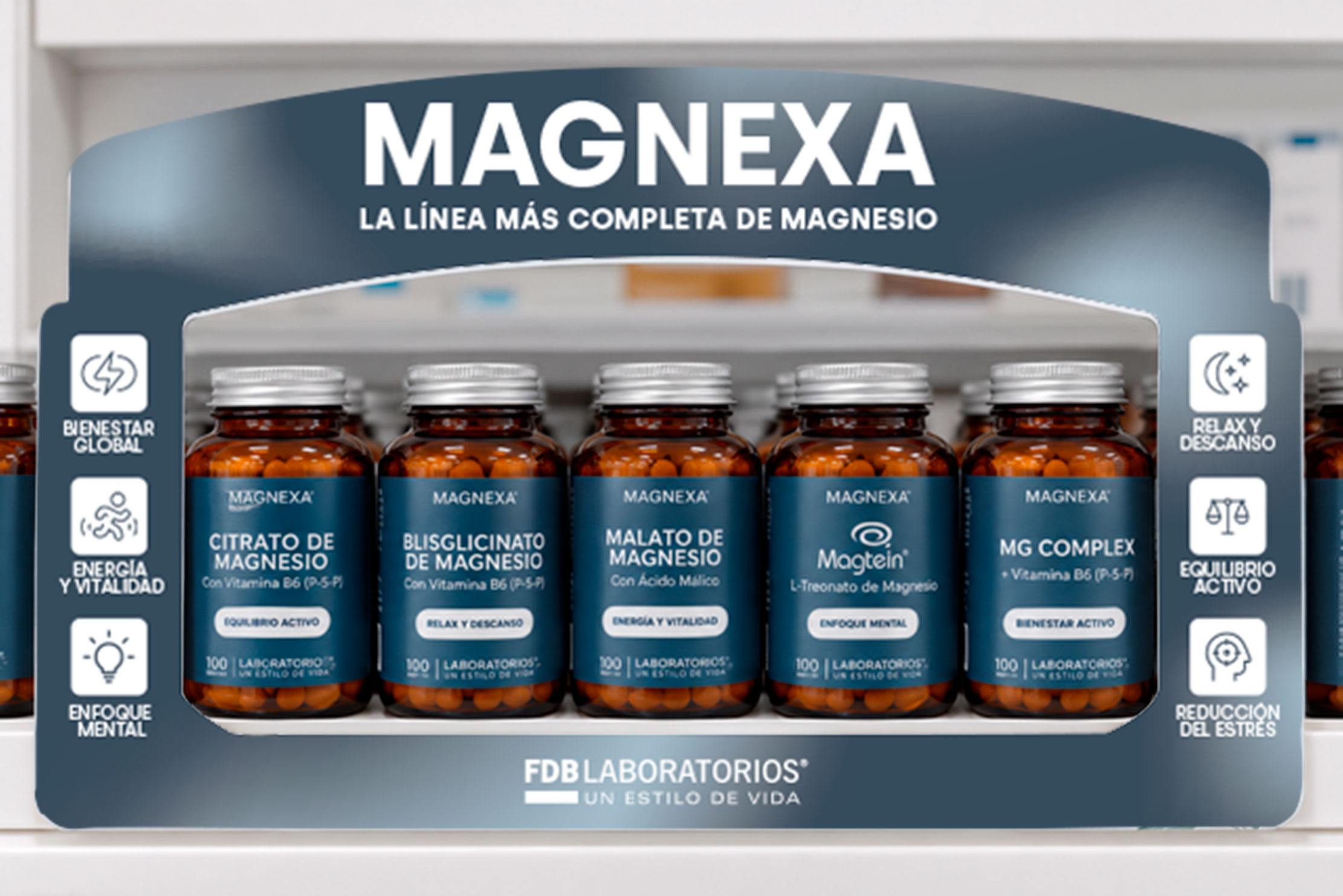 Material de presentación de Magnexa de FDB Laboratorios